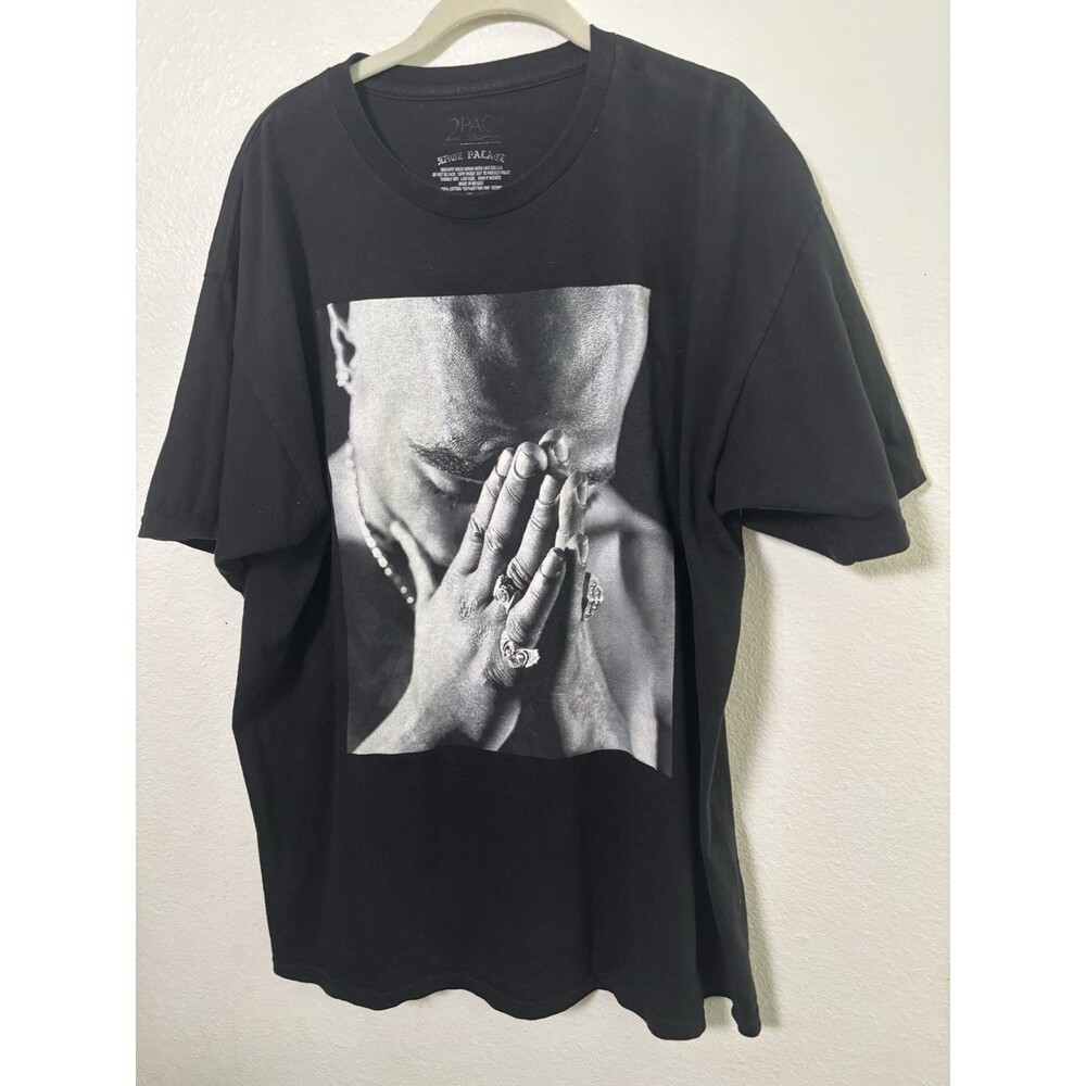 Vintage Tupac T Shirt Size XL Shoe Palace Black